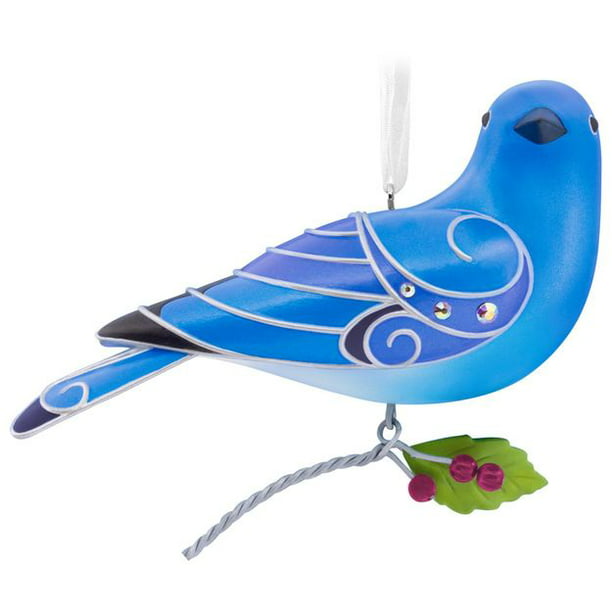 Bluebird Christmas ornament